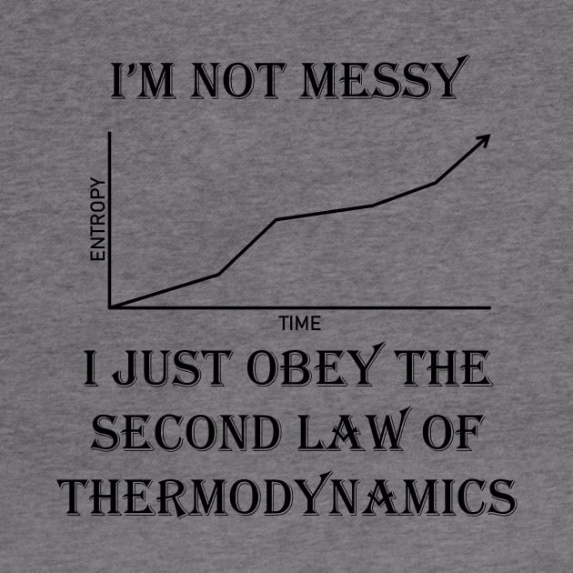 Messy Entropy Thermodynamics by IORS